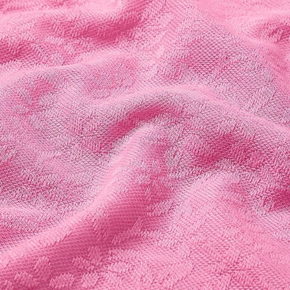 SIMPLY BE. ANTHOLOGY JERSEY JACQUARD TOP - SUGAR PINK SIZE 16W (NEW WITH TAGS) - Picture 3 of 5